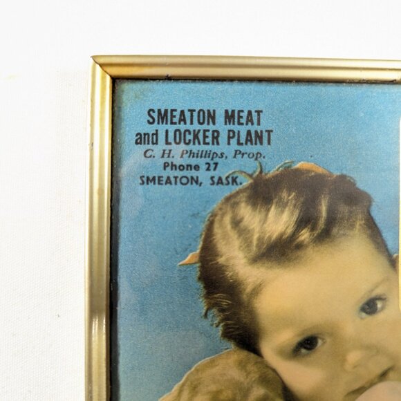 1966 decorative advertising thermometer Smeaton Meat and Locker Plant - Picture 4 of 8
